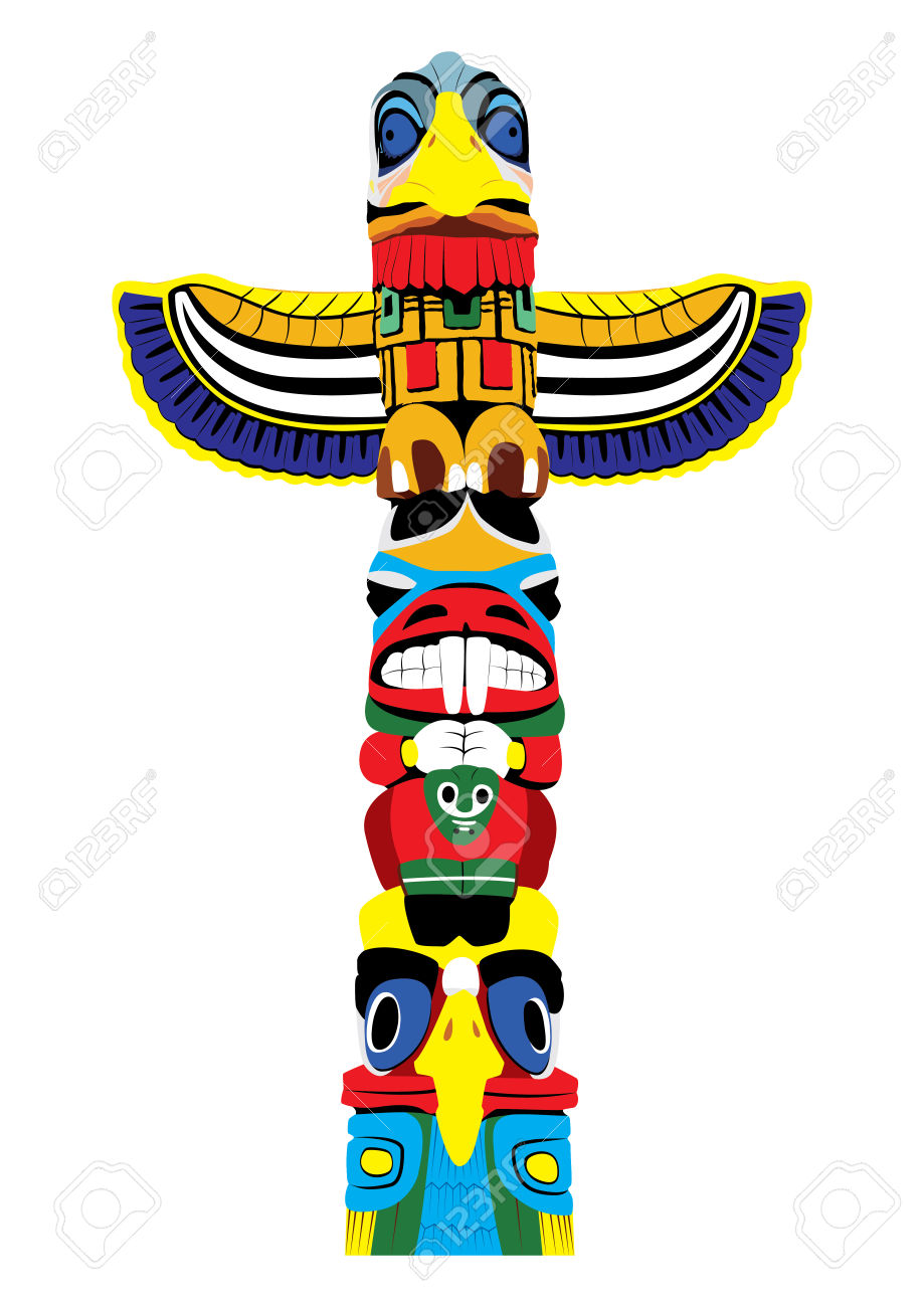 919x1300 Totem Pole Clipart Canadian