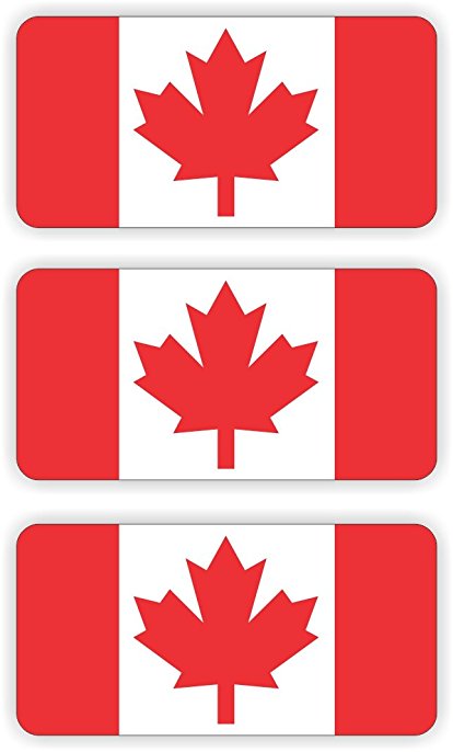 414x686 Canada Flag Hard Hat Sticker Decal Label Tool Lunch Box Helmet