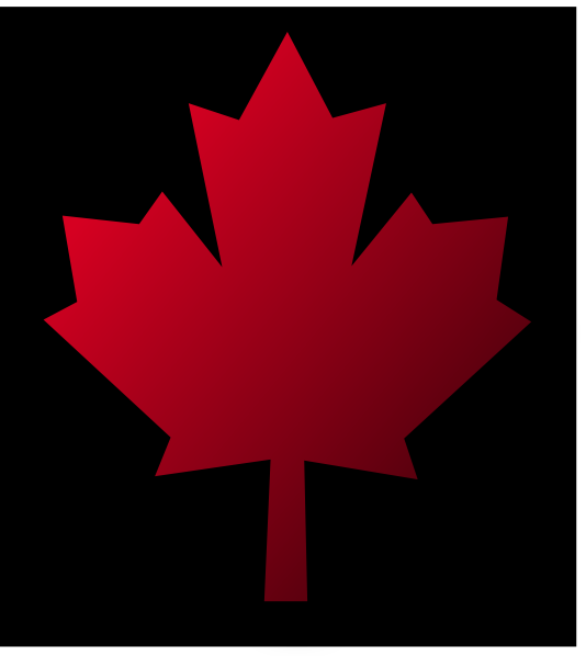 534x598 Canada Maple Leaf Pin Black Background Clip Art