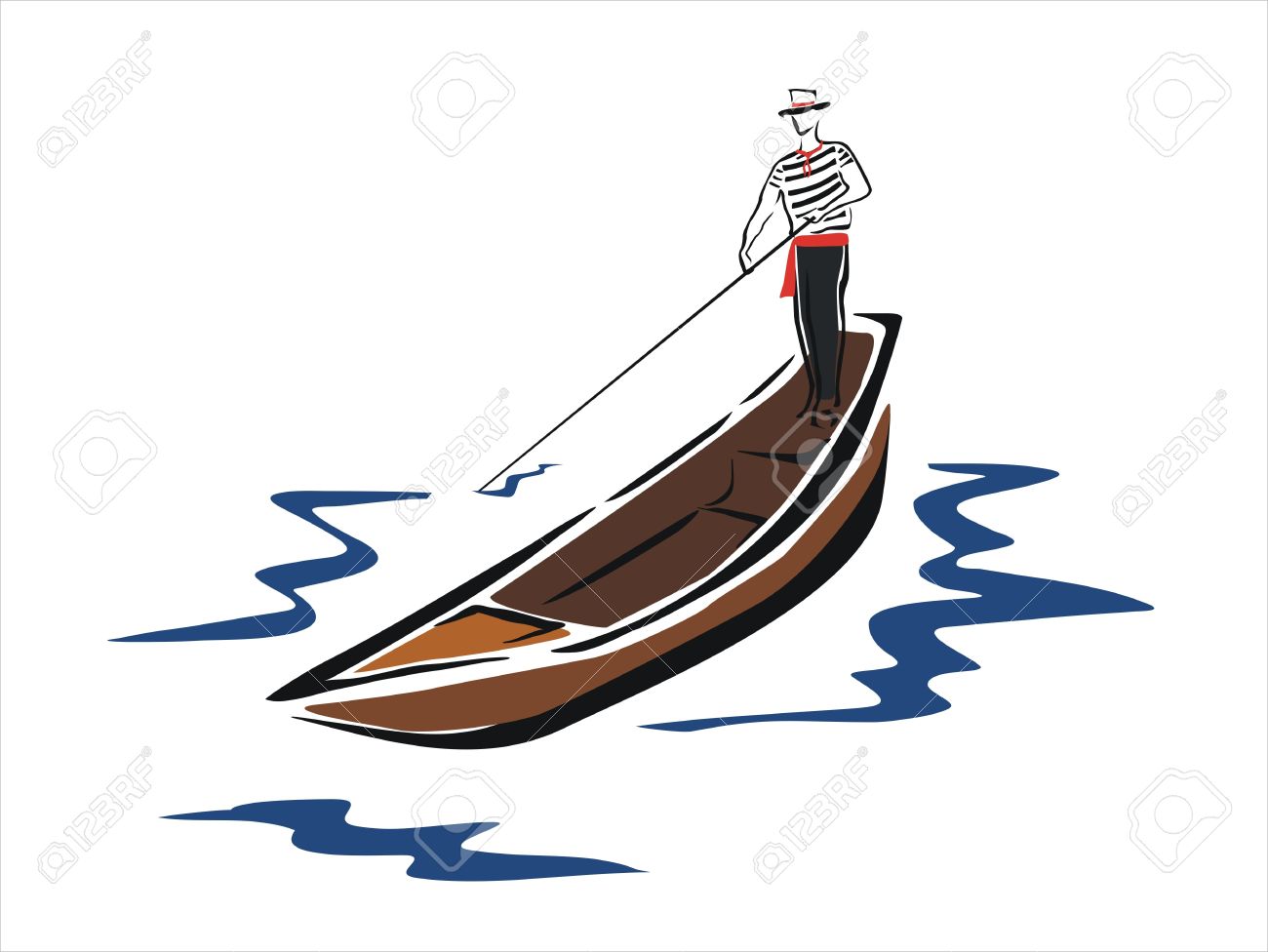1300x976 Gondola Clipart Venice