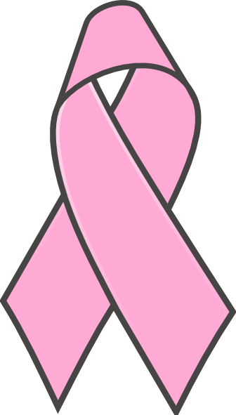 336x591 Breast Cancer Ribbon 2 Clip Art