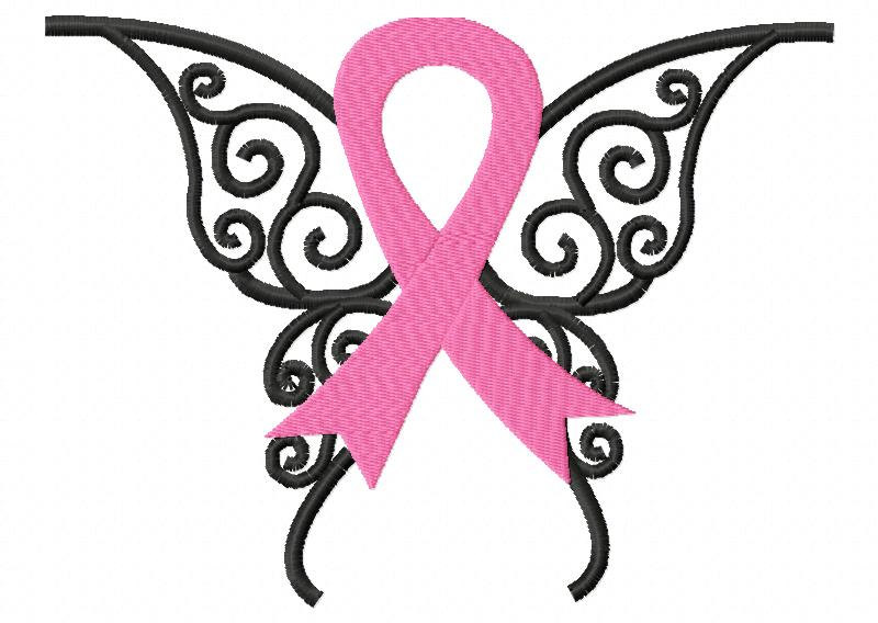 800x568 Ribbon Clipart Butterfly