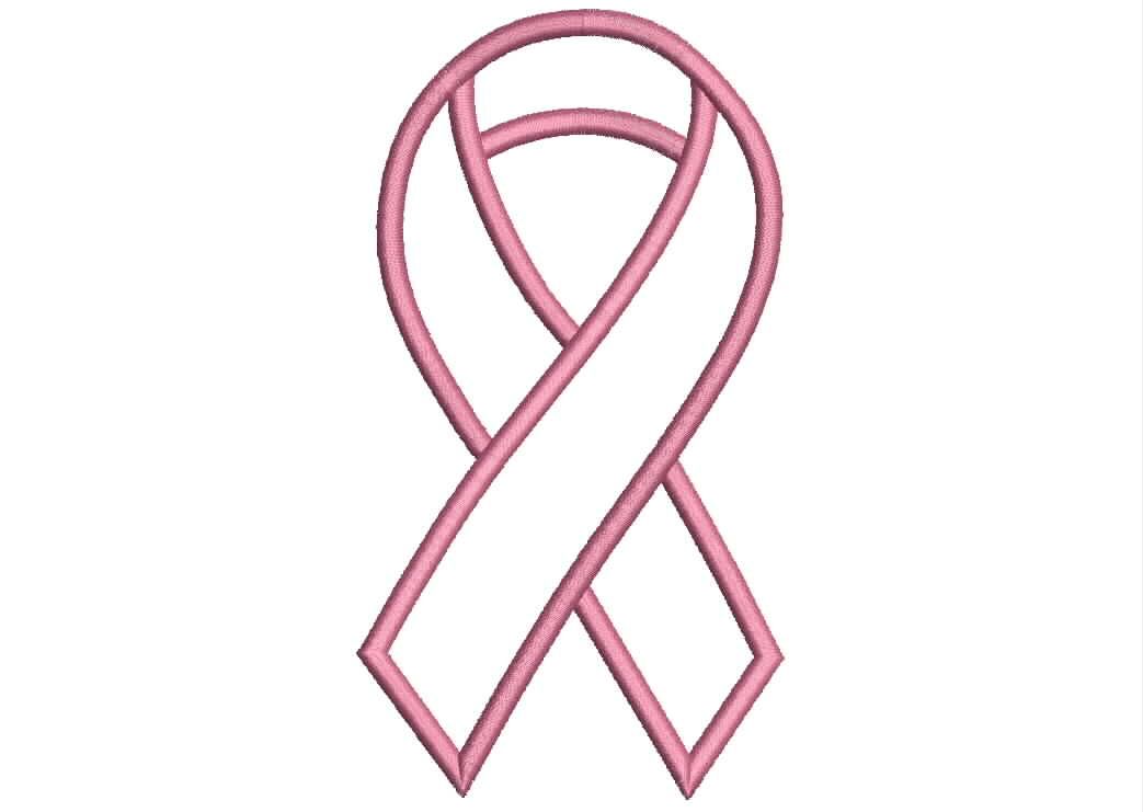 1043x741 Best Cancer Ribbon Outline