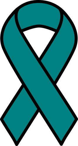266x500 Ovarian Cancer Ribbon Public Domain Vectors