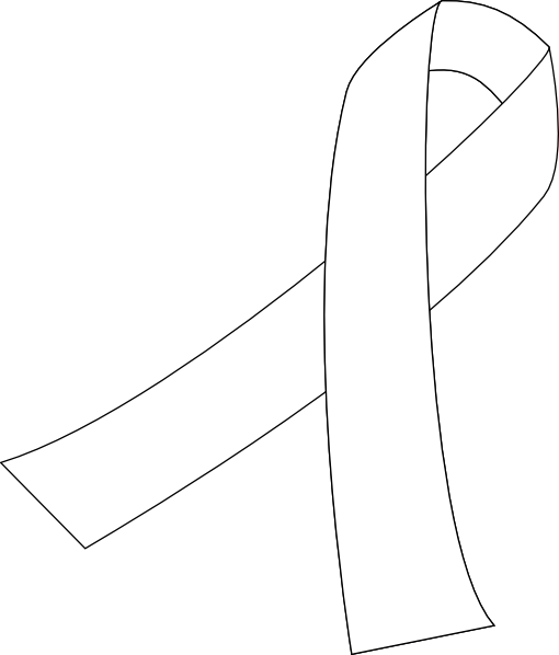 510x598 Best Cancer Ribbon Outline