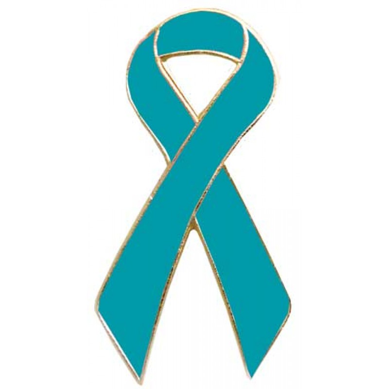 800x800 Teal Cancer Ribbon Clipart