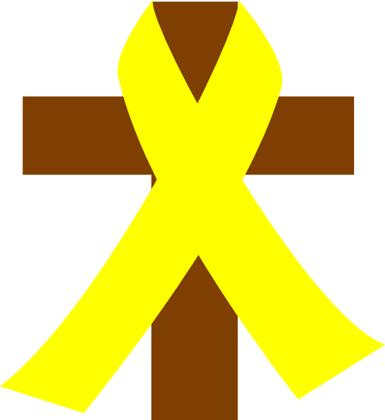 546x595 Cross Wyellow Ribbon Clip Art