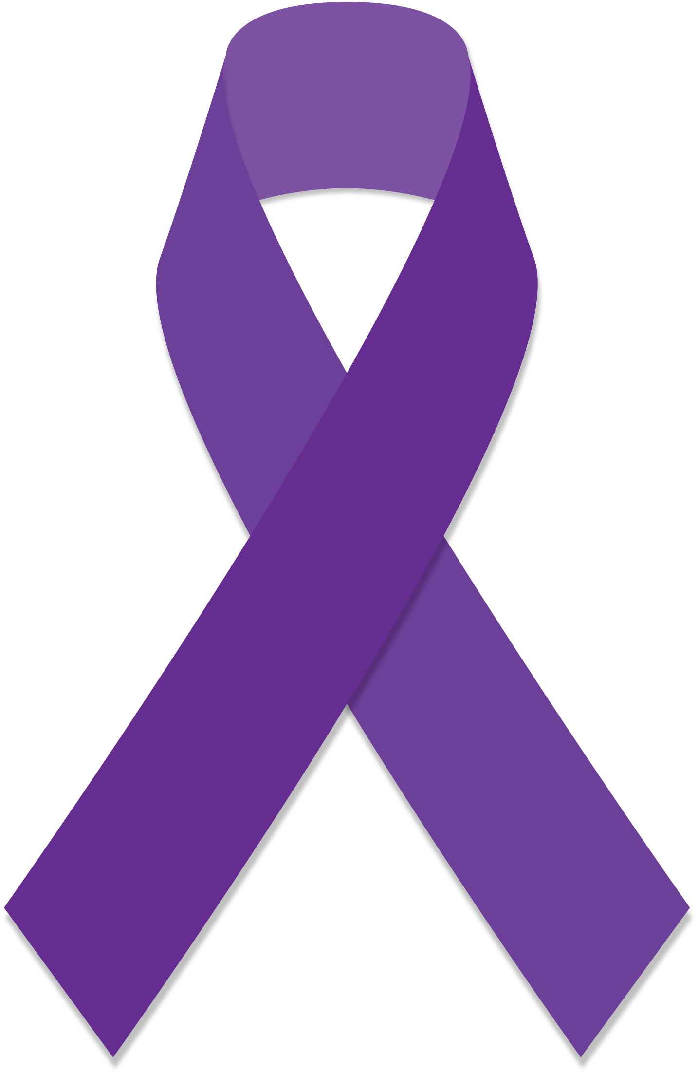 1434x2205 Purple Ribbon Clipart