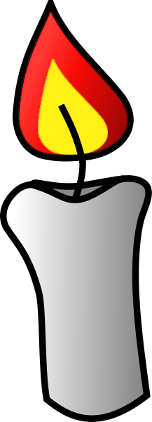 217x600 Candle Clipart Candle Flame