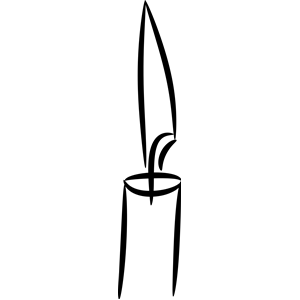300x300 Candle Black And White Candle Flame Clipart Black And White Free 3