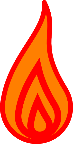 300x589 Flame Clip Art