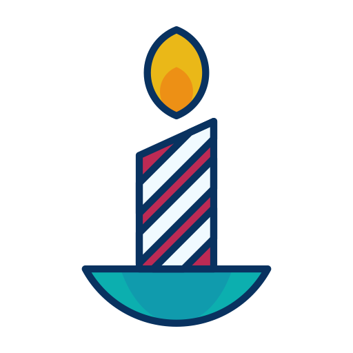 512x512 Fire, Candle, Christmas, Flame, Decoration, Wax Icon