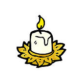 170x170 Clip Art Of Old Candle Holder Cartoon K15551018