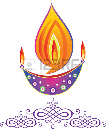 371x450 Diwali Candle Light Royalty Free Cliparts, Vectors, And Stock