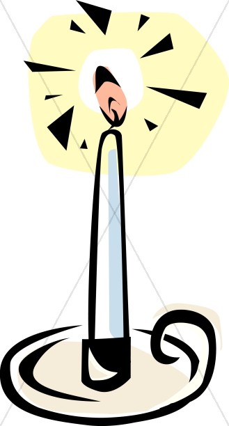 329x612 Prayer Candles Clipart