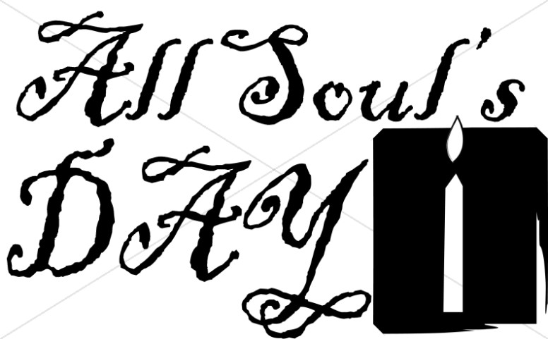 776x481 All Souls Day Candle Event Word Art