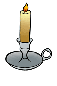 200x300 Candle Clipart Candlestick