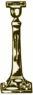 139x395 Clip Art Tall Candlestick Holder Cliparts