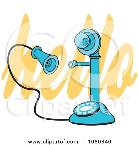 450x470 Royalty Free (Rf) Candle Stick Phone Clipart, Illustrations