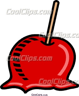 253x308 Candy Apple Clip Art