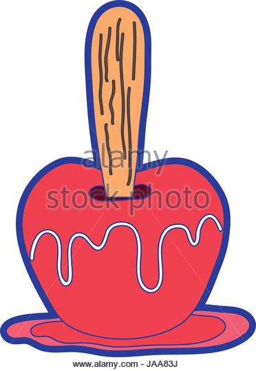 372x540 Caramel Apple Stock Vector Images