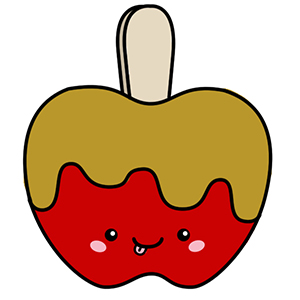 300x300 Comfort Food Candy Apple. An Adorable Fuzzy Plush