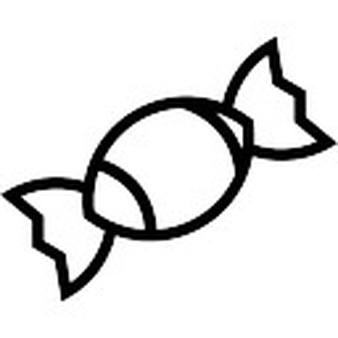 338x338 Fancy Design Candy Outline Icon Stock Vector Image 79115998 Clip