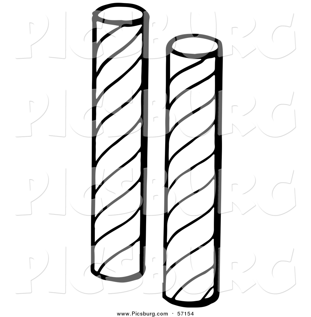 1024x1044 Vector Clip Art Of Black And White Stick Candy By Picsburg