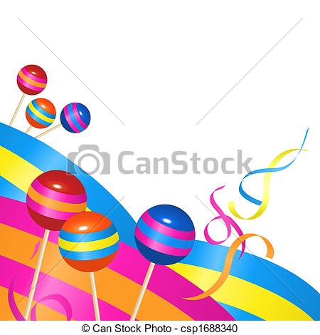 450x470 Candy Clipart Border