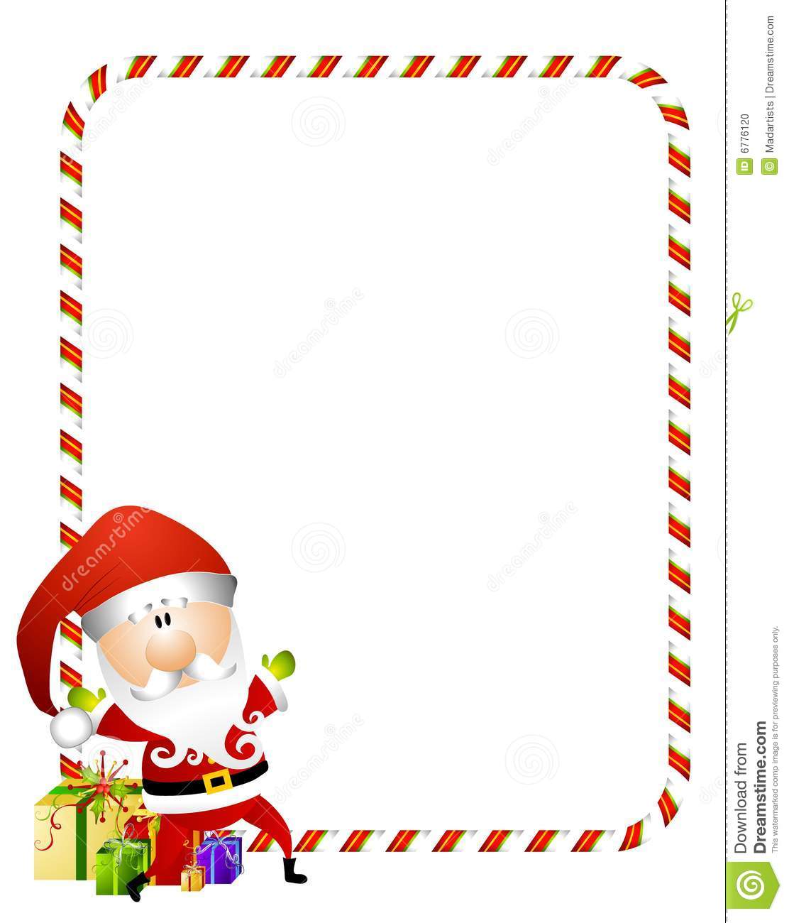 1112x1300 Santa Claus Border Clipart