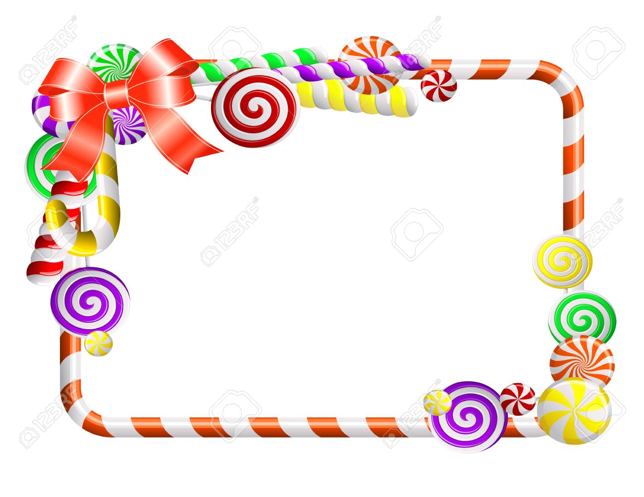 1300x1004 Candy Border Clip Art 101 Clip Art