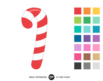 340x270 Candy Cane Clip Art Etsy