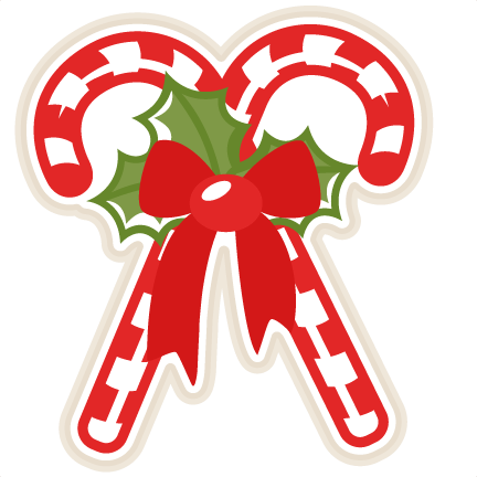 432x432 Christmas Candy Canes Scrapbook Clip Art Christmas Cut Outs