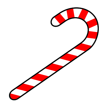 375x375 Drawing A Cartoon Candy Cane