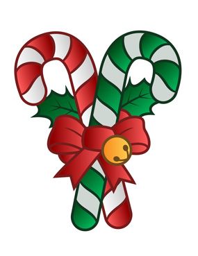 285x369 Candy Cane Clip Art