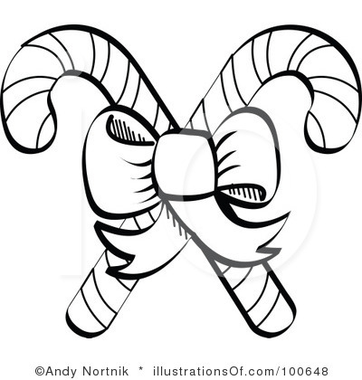 400x420 Candy Cane That Are Black White Candy Cane Clipart Black