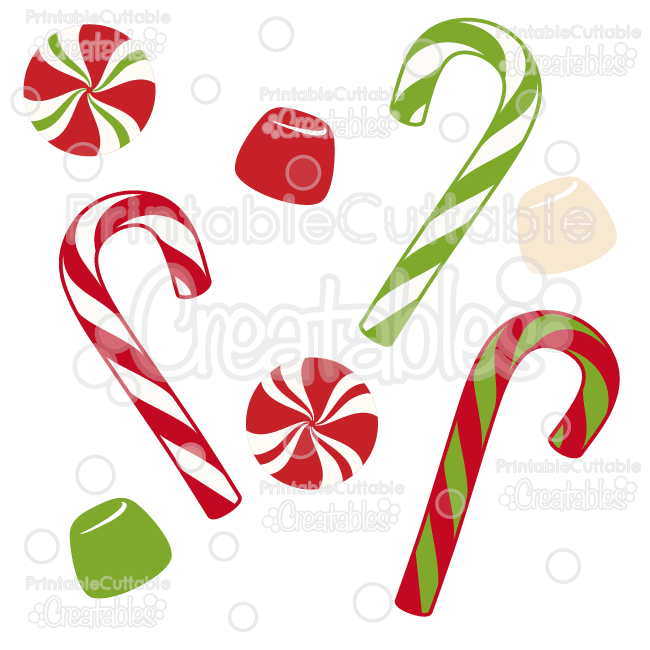 650x650 Christmas Candy Free Svg Cut File