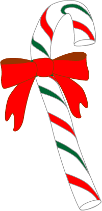 200x412 Christmas Clip Art Striped Candy Cane Christmas Clip Art