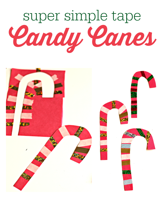 550x661 Easy Candy Cane Craft