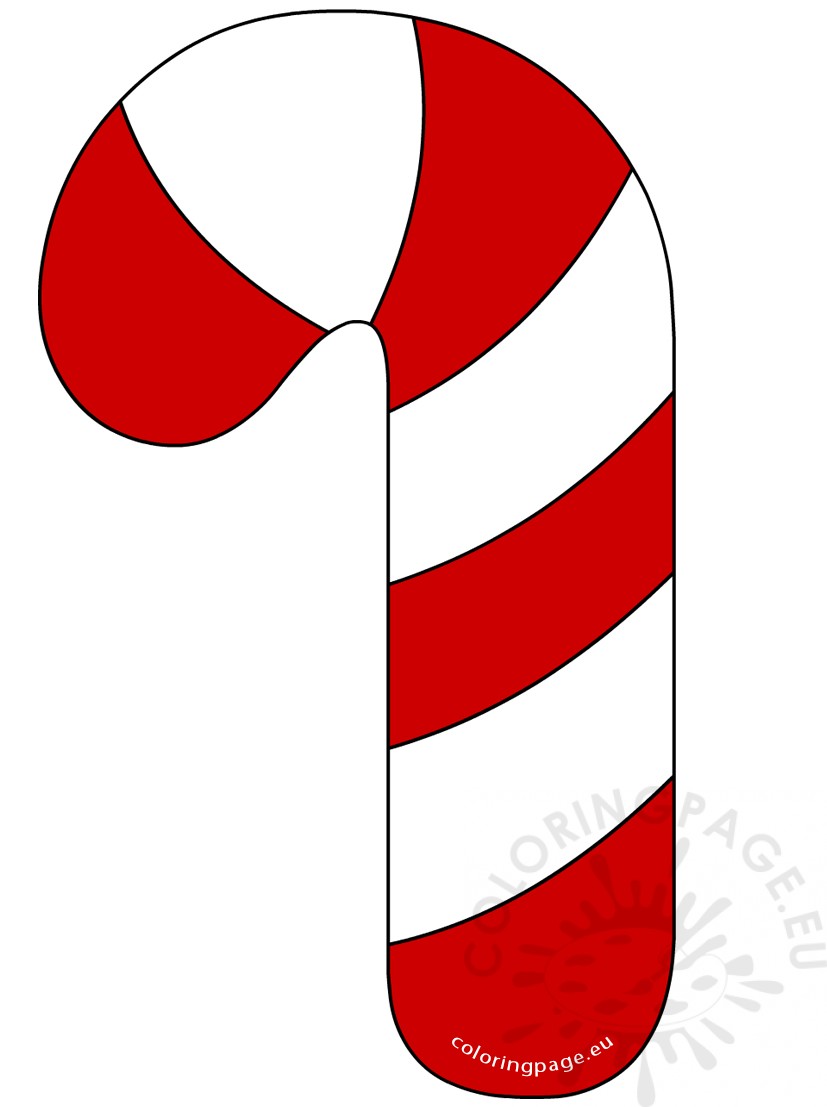 827x1107 Red And White Candy Cane Clipart Coloring Page