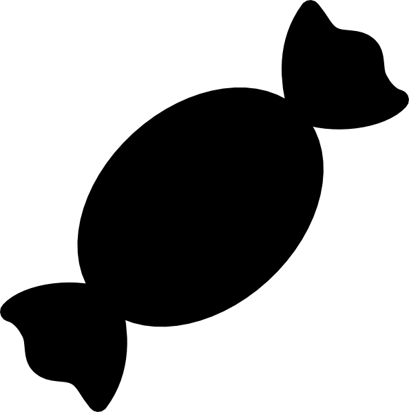 594x598 Wrapped Candy Clip Art Black And White Dayasriod Top