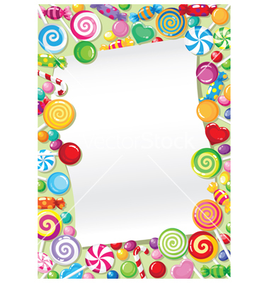 380x400 Candy Clipart Border
