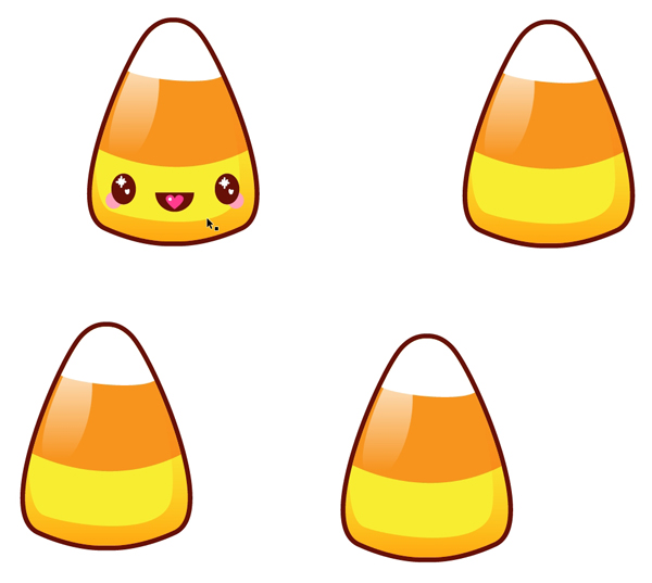600x537 Candy Corn Halloween Candyrn On Black Background Free Clip Art