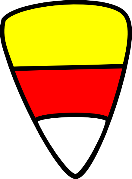 438x593 Candy Corn Point Down Clip Art