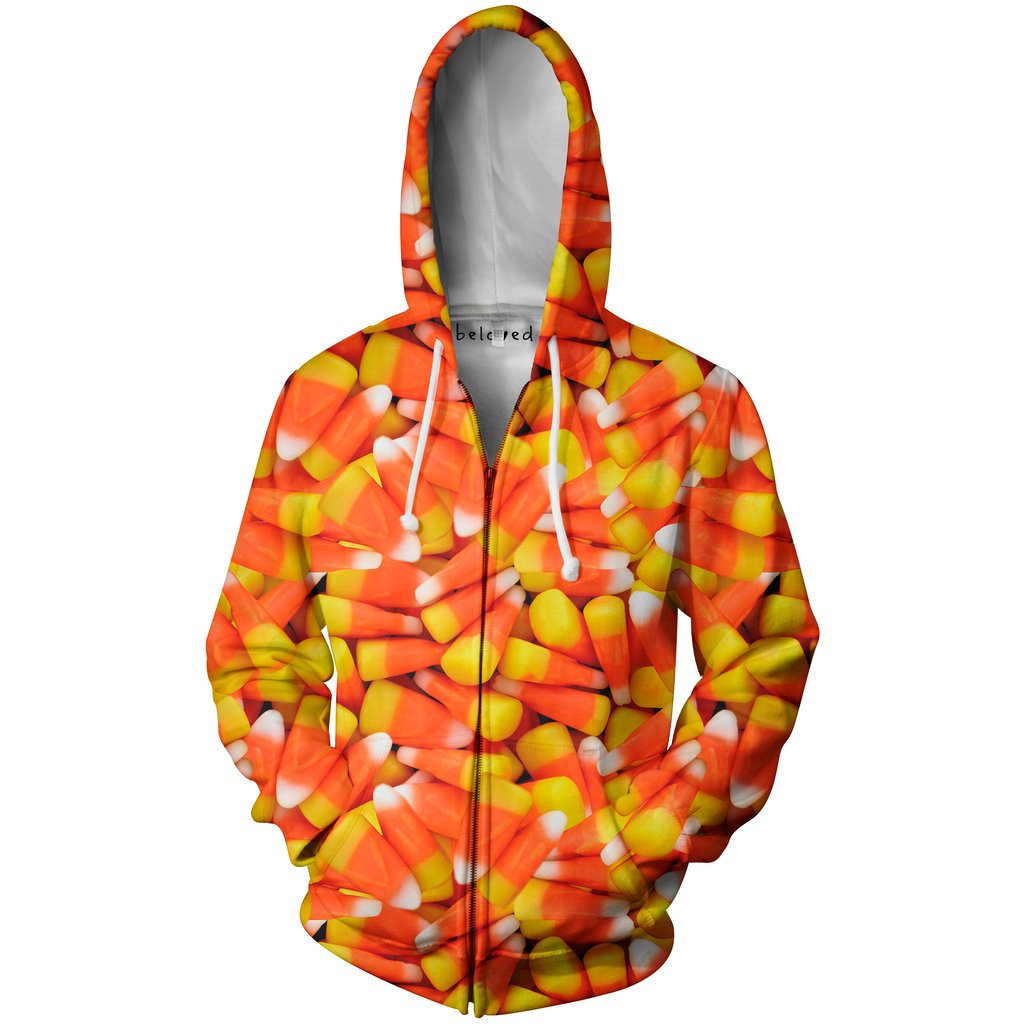 1024x1024 Candy Corn Zip Up Hoodie