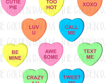 340x270 Conversation Heart Etsy