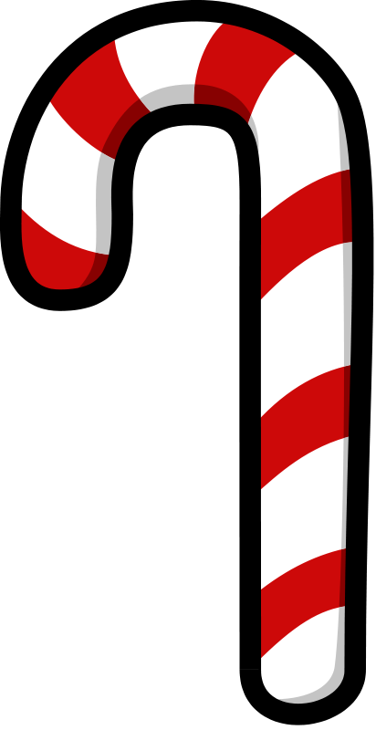 412x800 Free Cartoon Candy Cane Clip Art