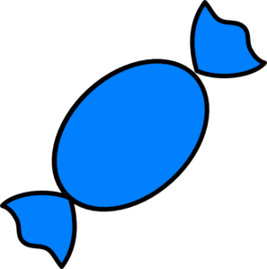 297x299 Blue Candy Clip Art