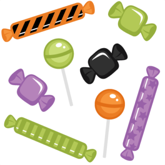 333x333 Halloween Candy Clipart Collection