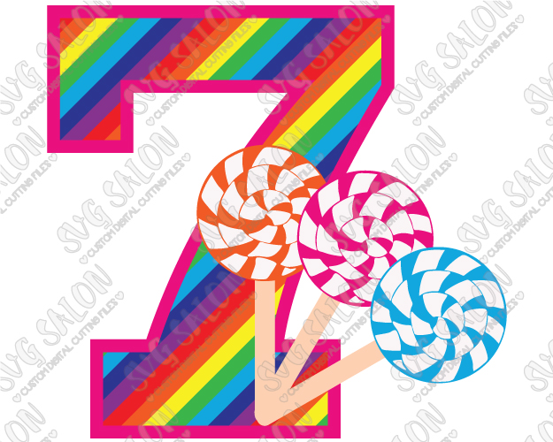 625x500 Candy Clipart Seven